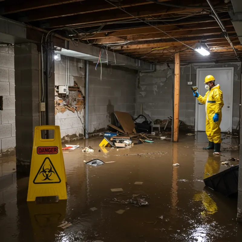 Flooded Basement Electrical Hazard in Caledonia County, VT Property